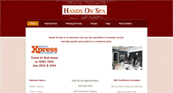 Desktop Screenshot of handsonspaasheville.com